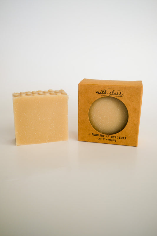 Milk Glass Handmade Soap Bar